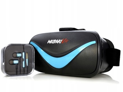 Gogle Okulary VR 3D +Słuchawki