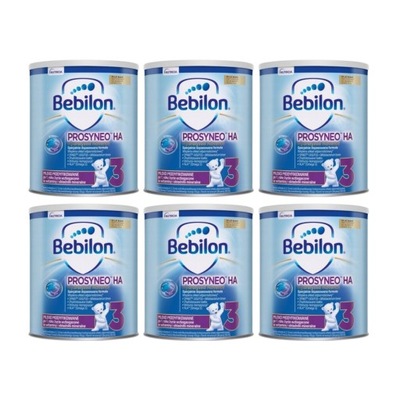 Bebilon Prosyneo HA 3 mleko modyfikowane ZESTAW 6x 400 g