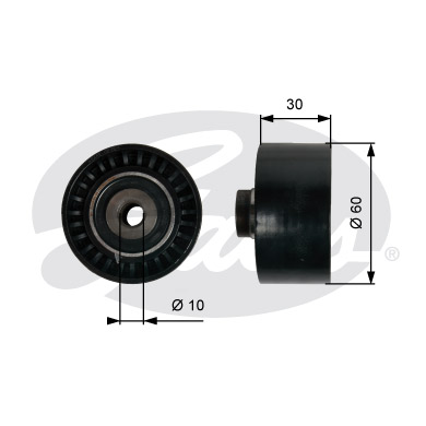 ROLLO PROPULSOR CORREA DISTRIBUCIÓN GATES T42065  