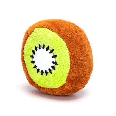Pluszowa zabawka owoc z piszczałką awokado kiwi dla psa kota