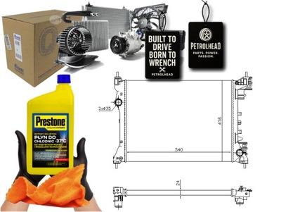 Радіатор двигуна alfa romeo mito fiat doblo opel #petrolhead pro+ kit5 фото №1