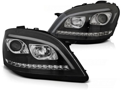 ŽIBINTAI MERCEDES W164 ML M-KLASA 05-07 BLACK LED SEQ 