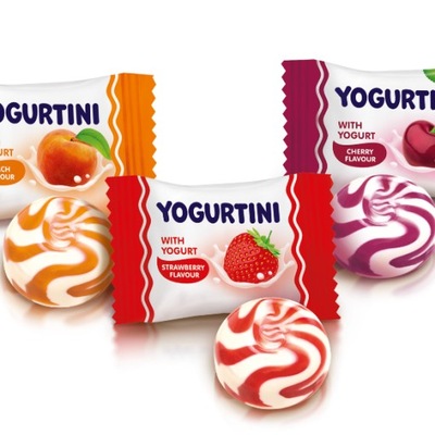 Cukierki yogurtini mix owocowo jogurtowy Roshen1kg