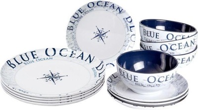 Zestaw obiadowy Midday Blue Ocean - Brunner