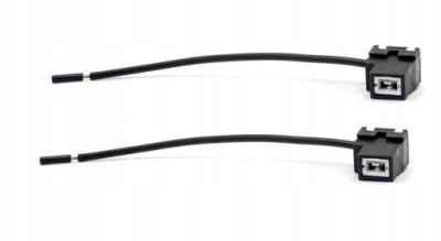 2x разъём колодка цоколь штекер керамическая h1 фото №1