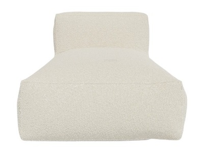 Szezlong z beżowej bukli - NOUMARA