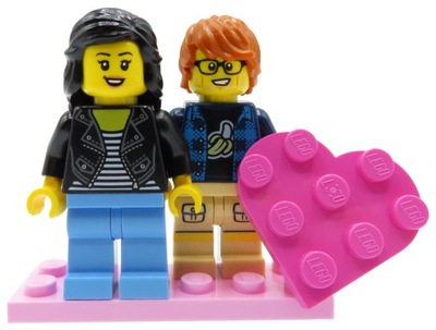 Zakochana para - personalizowane figurki LEGO
