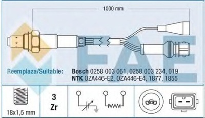 PROBE LAMBDA AUDI CITROEN FIAT HYUNDAI SEAT VOLVO  