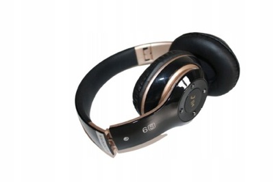 Słuchawki bezprzewodowe Wireless 6S cz-złote