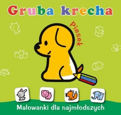 Kolorowanka dla Maluszków Gruba krecha - Piesek