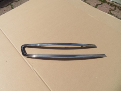 Berlingo iii iv рамка накладка правая хром led now фото №1