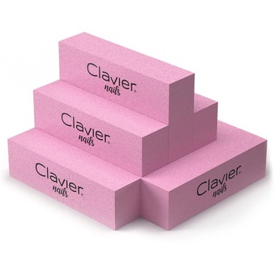 Bloki polerskie różowe Clavier 10szt