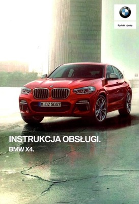 BMW X4 G02 POLSKA MANUAL SERVICE 2018-KOLOR-  