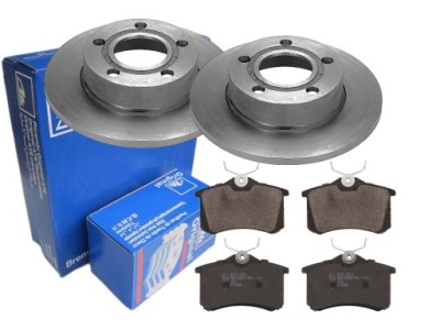 Тормозные диски тормозные колодки ate задний  audi a8 d2 245mm фото №1