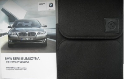 BMW 5 F10 10-13 książka obsługi BMW F10 PL +ETUI