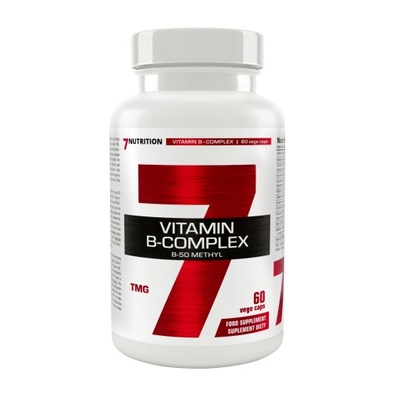 7NURITION VITAMIN B-COMPLEX B50 METHYL 60vcaps. WITAMINA B KOMPLEKS B12