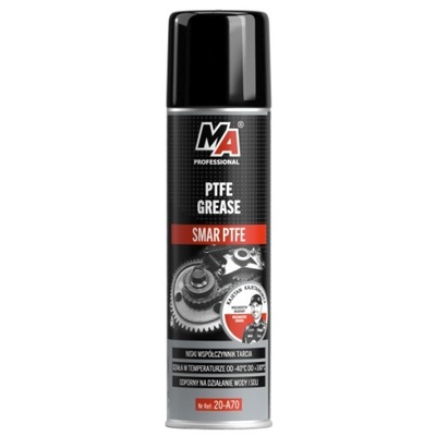 MOJE AUTO SMAR TEFLONOWY PTFE 200ML SPRAY APLIKATOR -40°C DO 180°C / MA PRO