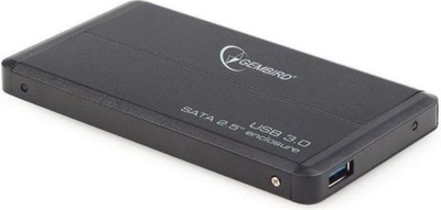 Kieszeń Gembird 2.5 SATA USB 3.0 Czarna (EE2U3S2)