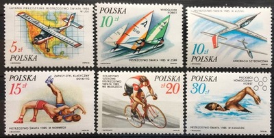 Fi 2894-2899 ** 1986 Sukcesy polskich sportowców