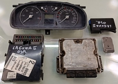 Renault laguna ii 1.9 dci 03 r набір стартовий блок керування двигуна kpl фото №1