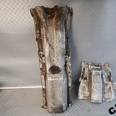 Audi q5 захист теплова обшивка фото №1