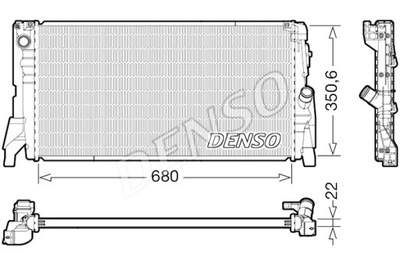 DENSO AUŠINTUVAS VARIKLIO VANDENS MINI F55 1.2 06.14-10.17 