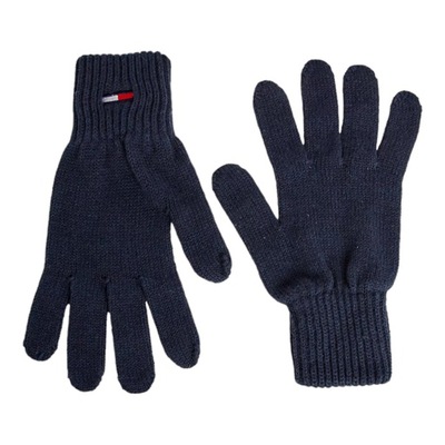 TOMMY HILFIGER RĘKAWICZKI MĘSKIE TJM FLAG GLOVES GRANATOWE