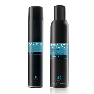 RR STYLING PRO Power Fix Spray 500 ml + Eco Fix Spray Eko 320 ml