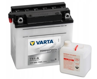 АККУМУЛЯТОР МОТОЦИКЛЕТНЫЙ VARTA YB7-A 12V 8AH 110A L+