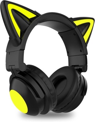 Kids Headphones, LED Cat Ear Bluetooth Headphones