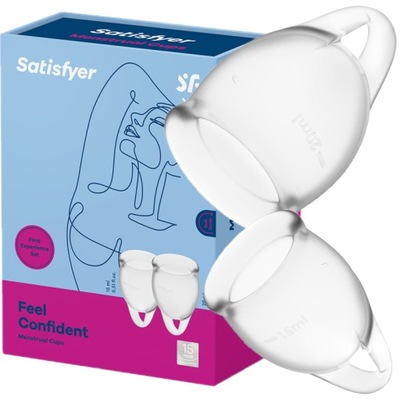 Kubeczek menstruacyjny 2szt. 15ml 20 ml Satisfyer