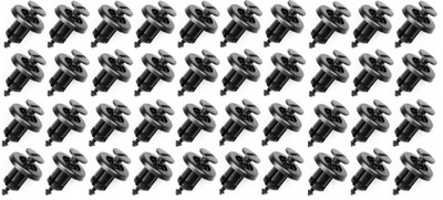 50x кліпса штифт двигун жабо бампер renault фото №1