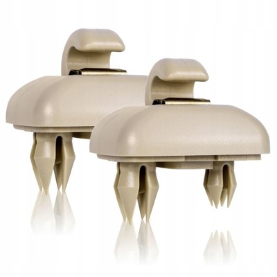 2 PIEZAS AUDI SOPORTE A4 B6 B7 B8 B9 GANCHO TAPONES COLOR BEIGE  