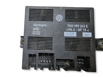 Модуль дверь раздвижных volkswagen multivan t5 7h0959243e фото №1