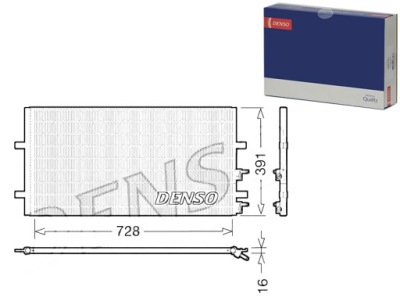 Denso конденсатор кондиционера ford transit transit фото №1