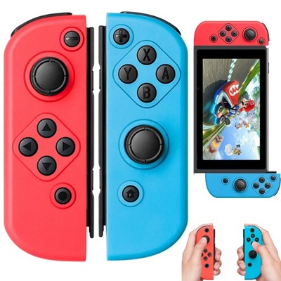 KONTROLER DO JOY-CON SWITCH NEONOWY NIEBIESKI CZERWONY