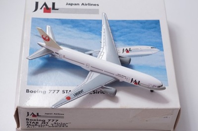 HERPA JAL Japan Airlines Boeing 777-200 skala 1:500