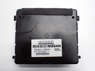 Модуль блок управления кондиционера 285259404r renault zoe ii 21r фото №1