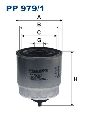 PP979/1 FILTRO COMBUSTIBLES  