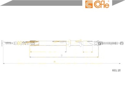 ТРОС ГАЛЬМІВНИЙ COFLE 631.10