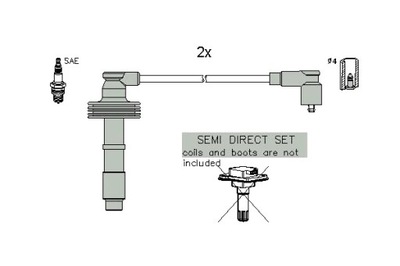 Шланг зажигание starline zk 3732 фото №1