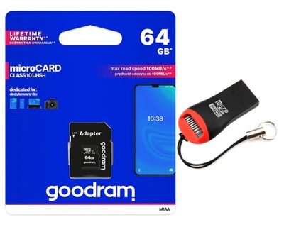 Karta pamięci SDXC Goodram 5908267930151 64 GB