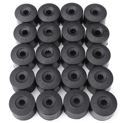 20pcs 17mm Wheel Lug Nut Bolt Cap Dust Cover Hook Kit For VW -- Prod~17317 