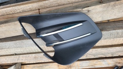 Renault clio v 5 19- бампер хром+ решітка ліва фото №1