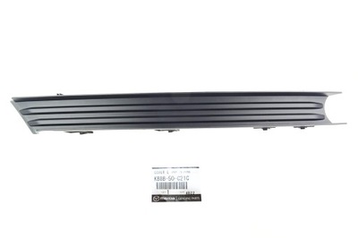 Заглушка накладка решётка радиатора бампера перед mazda cx-5 2017- фото №1