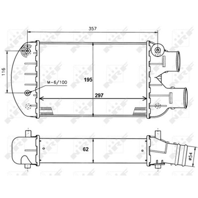 NRF30122A NRF ІНТЕРКУЛЕР FIAT 1,9JTD BRAVO I/MAREA/MULTIPLA