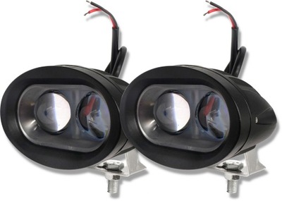 2x LAMPA ROBOCZA LED NIEBIESKA OPRYSKIWACZ WIDLAK