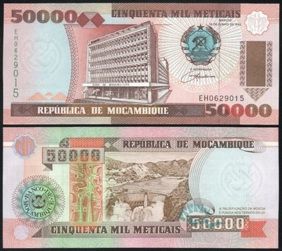 $ Mozambik 50000 METICAIS P-138 UNC 1993