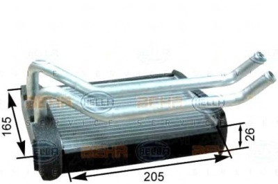 Behr hella обігрівач hyundai santa fe 2.0 crdi фото №1