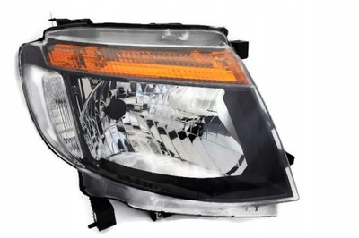 Ford ranger od 2012- фара правий новий чорний ^ фото №1